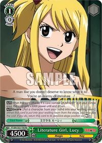 Lucy TrialDeck waifu card — Weiss Schwarz